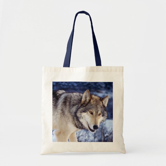 Winter Wolf 2 Tragetasche (Vorne)