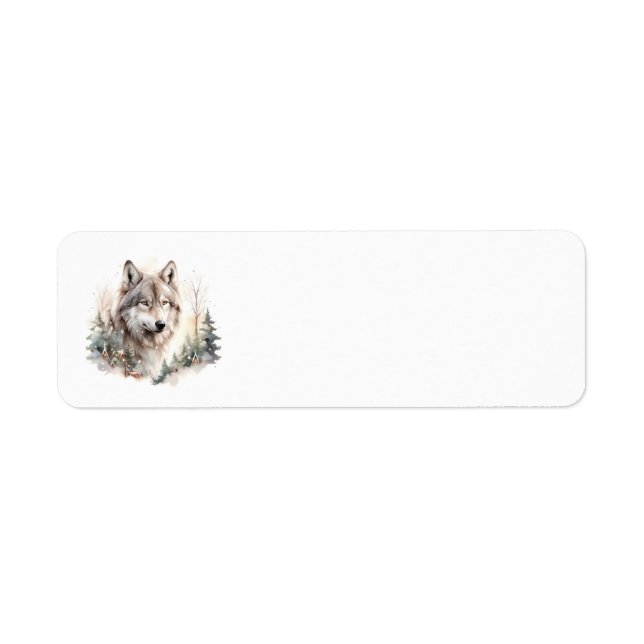 Winter Wolf Address Labels (Vorne)