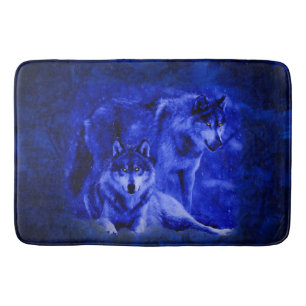Winter-Wolf-Badematte/Wolldecke Badematte