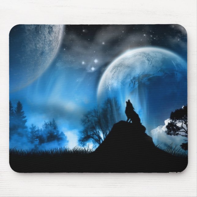 Winter Wolf Mousepad (Vorne)