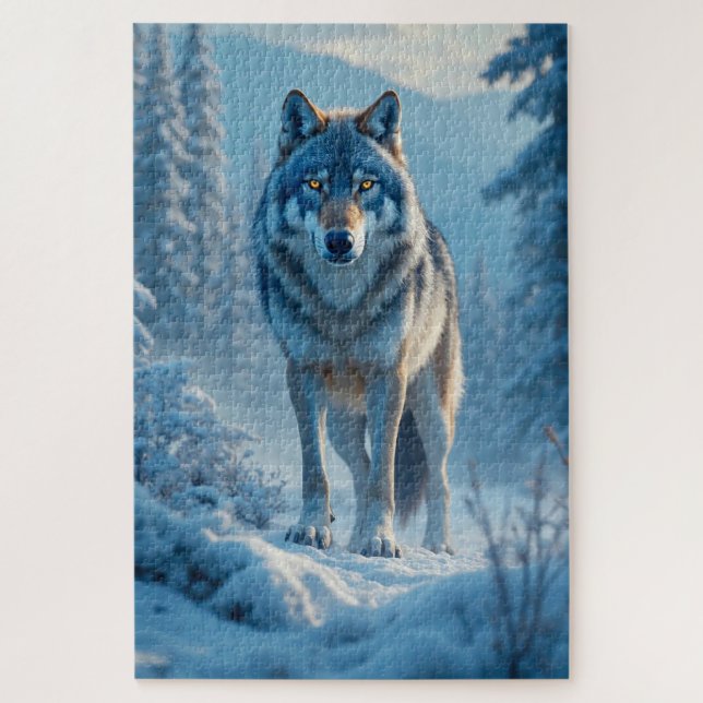 Winter Wolf Puzzle (Vertikal)