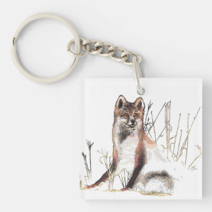 Winter Wolf Schlüsselanhänger