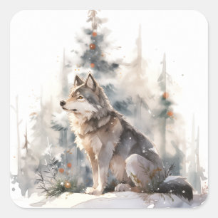 Winter Wolf Stickers
