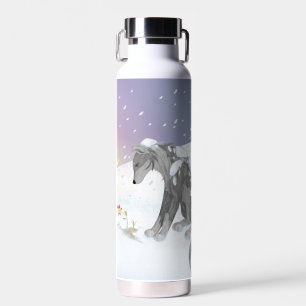 Winter Wolf Trinkflasche