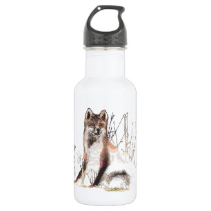 Winter Wolf Trinkflasche