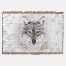 Winter-Wolf-Wurfs-Decke Decke
