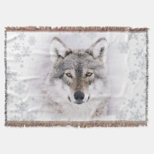 Winter-Wolf-Wurfs-Decke Decke