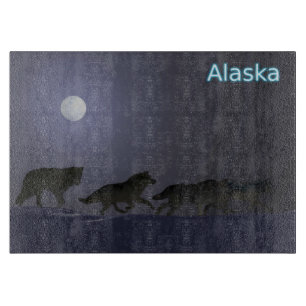Winter Wolfpack - Alaska Schneidebrett