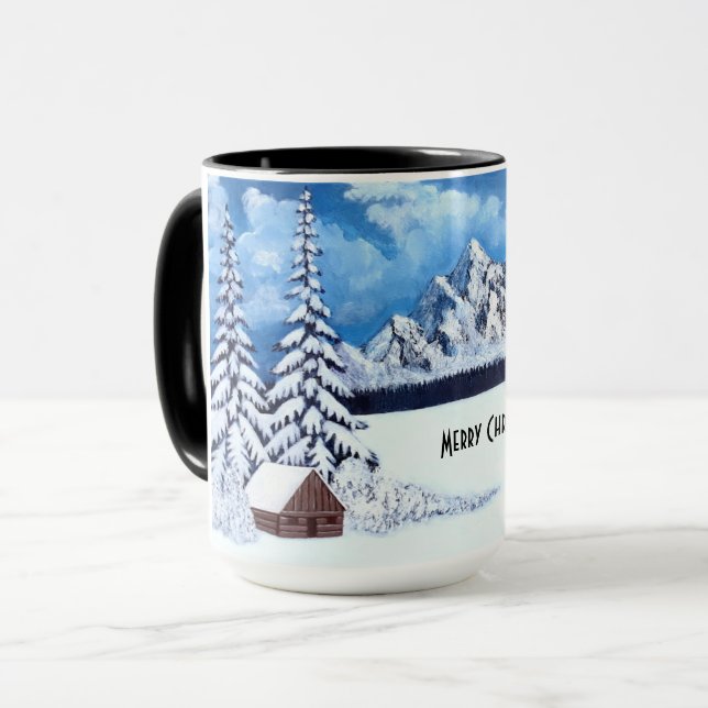 Winter Wonder Weihnachts-Tasse Tasse (Vorderseite Links)