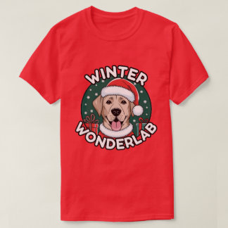 Winter Wonderlab Christmas Labrador T-Shirt