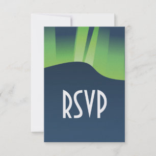 Winter Wonderland-Antwortkarte RSVP Karte