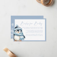 Winter Wonderland Blue Pinguin Books for Baby Card