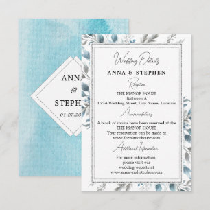 Winter Wonderland Blumenzwiebeldetails Begleitkarte