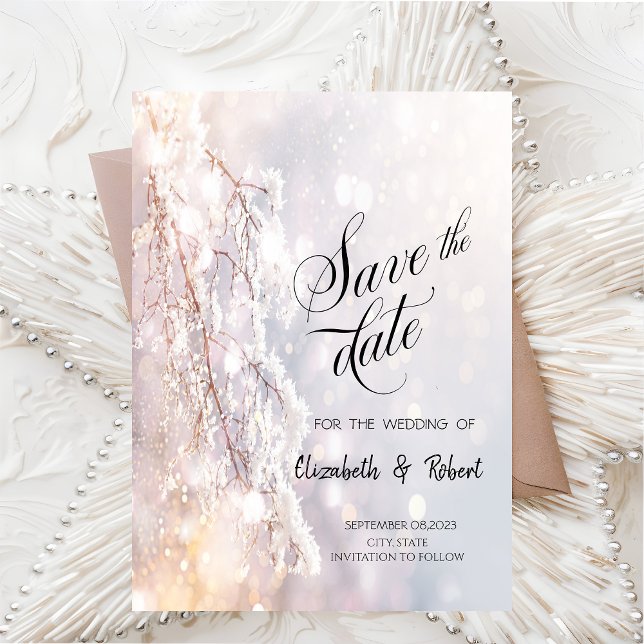 Winter Wonderland Branchen Save the Date (Von Creator hochgeladen)