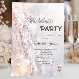 Winter Wonderland Branches Bachelorette Einladung