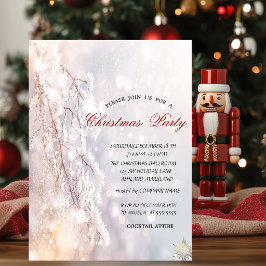 Winter Wonderland Branches Company Weihnachten Einladung