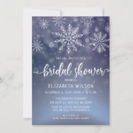 Winter Wonderland Bridal Dusche Einladung