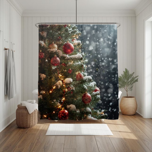 Winter Wonderland Christmas Shower Curtain Duschvorhang (Von Creator hochgeladen)