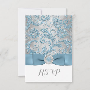 Winter Wonderland, Crystal Buckle Einladung 3 - An
