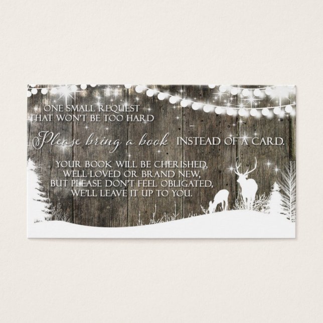 Winter Wonderland Dealer & Lights Book Card (Vorderseite)