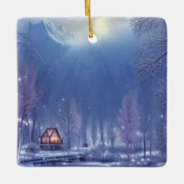 Winter Wonderland Design Keramikornament