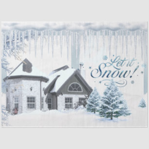 Winter Wonderland Design Serie 2 Seidenpapier