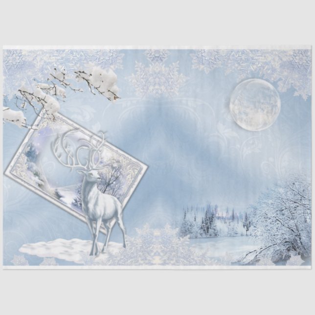 Winter Wonderland Design Series 9 Seidenpapier (Vorderseite)