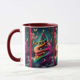 Winter Wonderland: Ein Weihnachtsbaum Extravaganza Tasse
