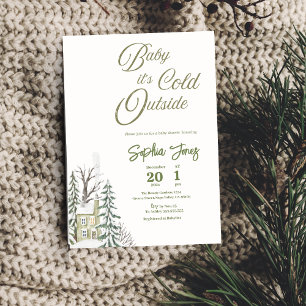 Winter Wonderland Einladende Kinderdusche Einladun Einladung