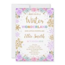 Winter Wonderland Einladung