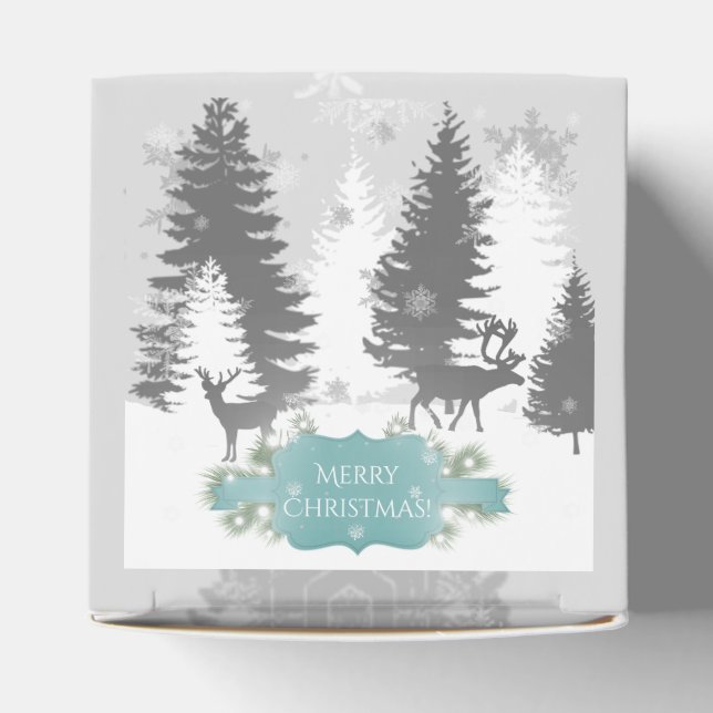 Winter Wonderland Fevor Box - Aquamarin Geschenkschachtel (Oben)