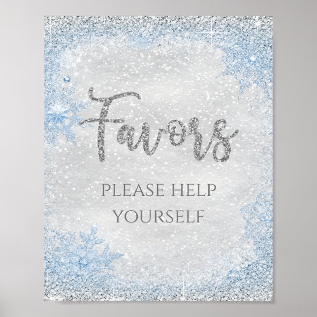 Winter Wonderland Fevor Sign Poster (Vorne)