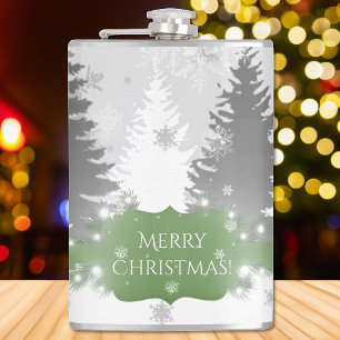 Winter Wonderland Flask - Grün Flachmann