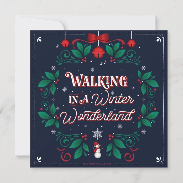 Winter Wonderland Flat Card 5.25 (Vorderseite)