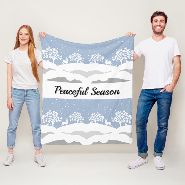 Winter Wonderland Fleece Blanket (Beispiel)