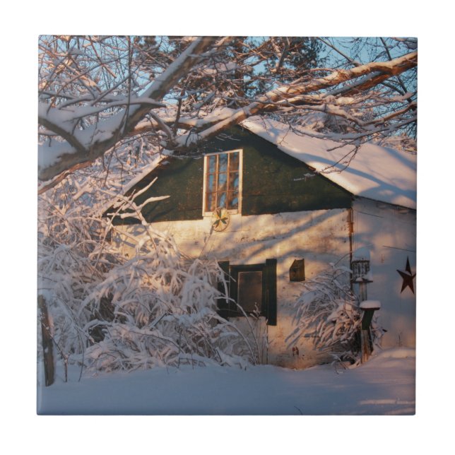 Winter Wonderland Fliese (Vorderseite)