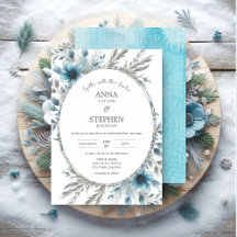 Winter Wonderland Floral Wedding