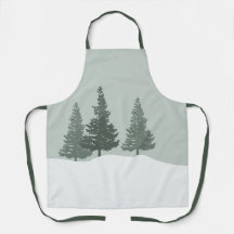 Winter Wonderland Forest Trees