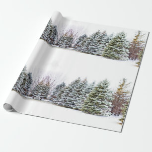 Winter Wonderland Forest Weihnachtskunst oder Geschenkpapier