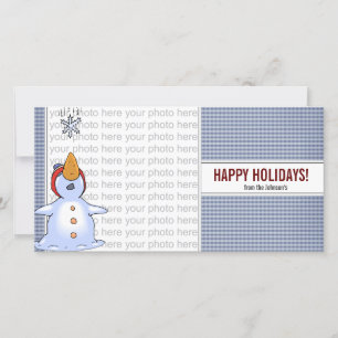 Winter Wonderland Fotokarte Feiertagskarte