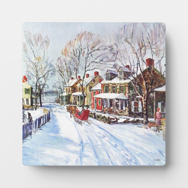 Winter Wonderland Fotoplatte (Vorderseite)