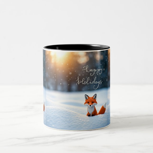 Winter Wonderland Fox Tasse (Mittel)