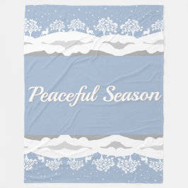 Winter Wonderland Friedlich Season Fleece Blanket