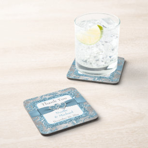 Winter Wonderland Gastgeschenk Hochzeit Untersetze Getränkeuntersetzer