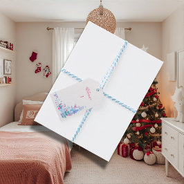 Winter Wonderland Gift Tags, Snowman Forest Favor  Geschenkanhänger