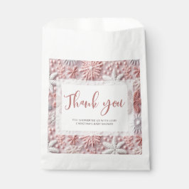 Winter Wonderland Girl Baby Dusche Danke Geschenktütchen