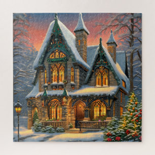 Winter Wonderland House Puzzle
