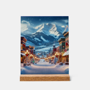 Winter Wonderland in Crested Butte, Colorado Acrylschild