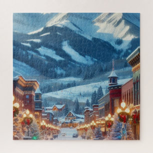 Winter Wonderland in Crested Butte, Colorado Puzzle