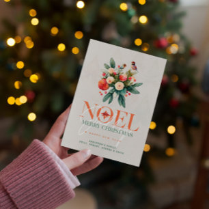 Winter Wonderland Joyful Weihnachten Holiday Card Einladung